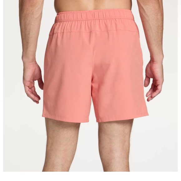 NWT DSG Men's 6" Agility Shorts Size Small activewear‎ gym workout peach orange - Picture 3 of 11